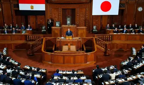 نص كلمة "السيسي" أمام البرلمان الياباني..فبراير الماضي
